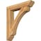 Ekena Millwork Legacy Slat Rough Sawn Bracket w/ Offset Brace, Western Red Cedar, 8"W x 40"D x 44"H BKT0806X40X44LEC06RWR - alternate 1